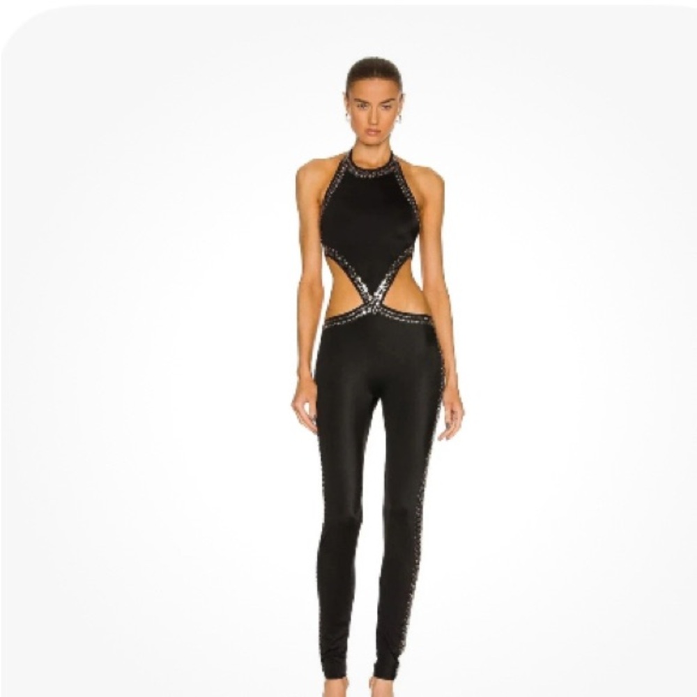 Norma Kamali Black Catsuit/Jumpsuit